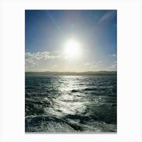 Sunshine On The Irish Sea Canvas Print