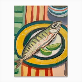 Smelt Italian Still Life Painting Canvas Print