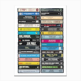 1969 Music - Cassette Print - Born in '69 Canvas Print