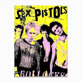 Sex Pistols band music 2 Canvas Print