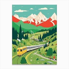 Argentina Travel Illustration Canvas Print