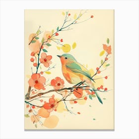 Bird On A Branch 43 Canvas Print