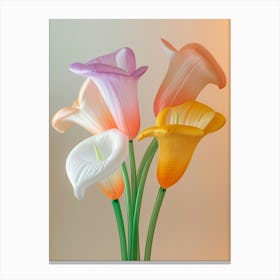 Dreamy Inflatable Flowers Calla Lily 4 Canvas Print