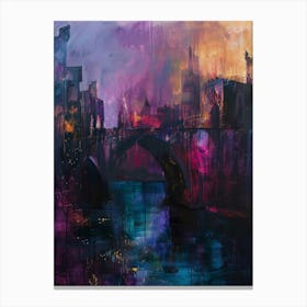 City At Night 6 Canvas Print