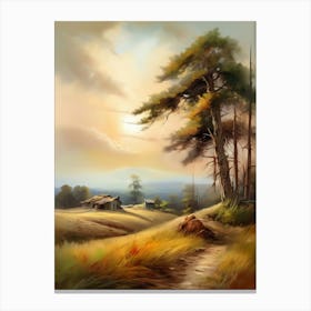 Landscape Painting 12 Canvas Print