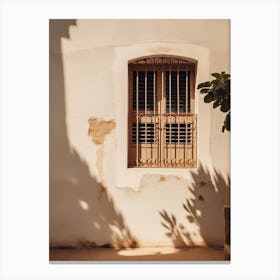 Ibiza Window Summer Photography Canvas Print