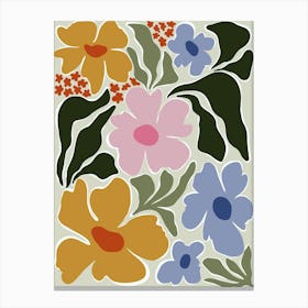 Nostalgic Flora Canvas Print