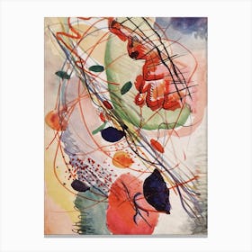 Aquarell Print, Wassily Kandinsky Canvas Print