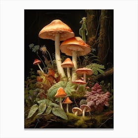 Forest Mushrooms 2 Canvas Print