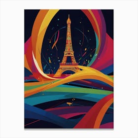 Paris Eiffel Tower 1 Canvas Print