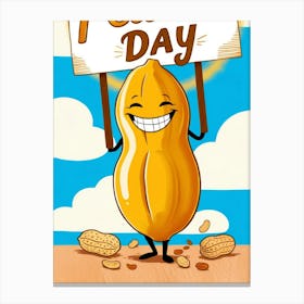 Peanut Day Canvas Print