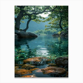 Tree In The Water 1 Canvas Print