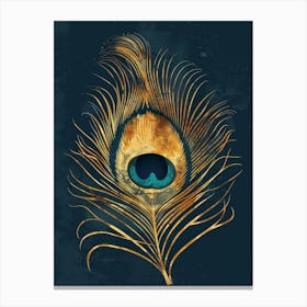 Peacock Feather 12 Canvas Print