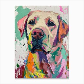 Labrador Retriever Acrylic Painting 12 Canvas Print