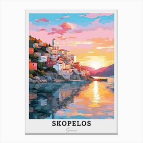 Skopelos Travel Canvas Print