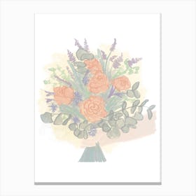 Flower Bunch Canvas Print