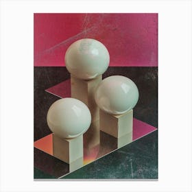 Three Spheres Canvas Print