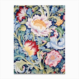 William Morris Floral 3 Canvas Print