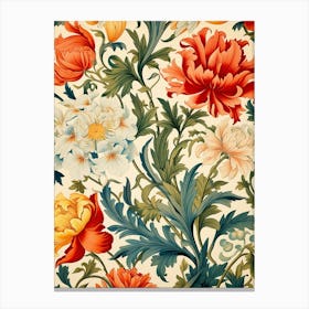 Floral Wallpaper Pattern 2 Canvas Print