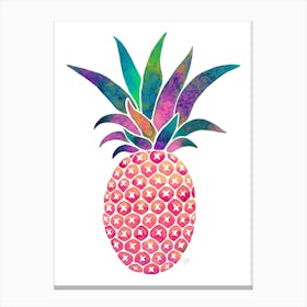 Pink Ananas Canvas Print