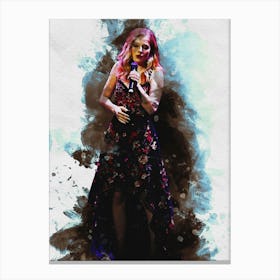 Smudge Of Jackie Evancho Live In Concert Performs Live Coral Springs 03 14 2019 Canvas Print