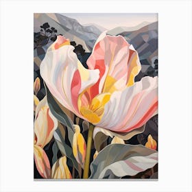 Tulip 1 Flower Painting Canvas Print