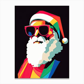 Santa Claus, Pop-Art Canvas Print