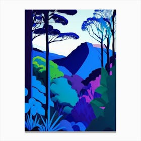 Blue Mountains National Park Australia Pop MatisseII Canvas Print