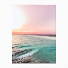 Hyams Beach, Australia Pink Photography 2 Canvas Print