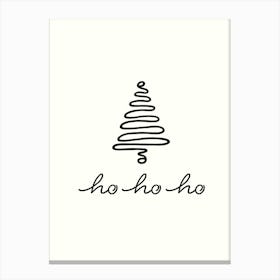 Hohoho Christmas Canvas Print