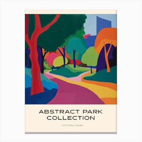 Abstract Park Collection Poster Victoria Park Hong Kong 3 Canvas Print
