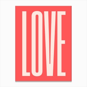 Red Love Canvas Print