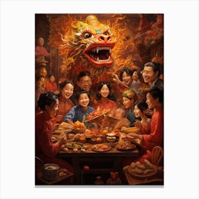 Chinese New Year Celebration 3 Canvas Print