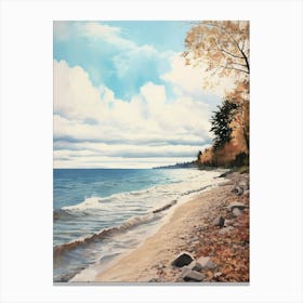 Lake Michigan Beach 1 Canvas Print