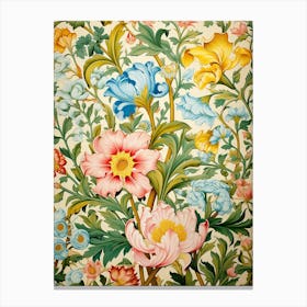 William Morris Floral Wallpaper 12 Canvas Print