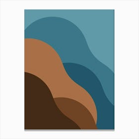 Abstract Of Mountains Canvas Print