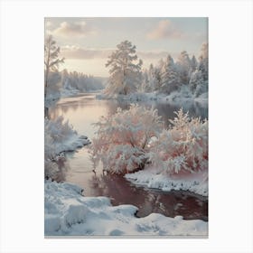 Snowy River Canvas Print