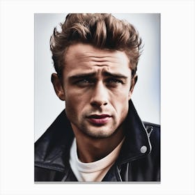 Color Photograph Of James Dean Canvas Print