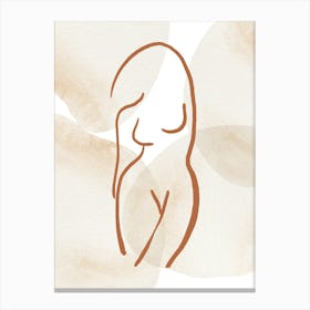 Woman'S Body 4 Canvas Print