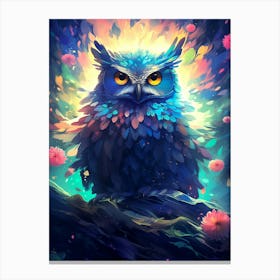 Owl Sky Canvas Print