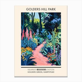 Golders Hill Park London Parks Garden 1 Canvas Print