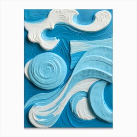 Wave Painting Canvas Print