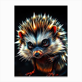 Wild Animal Creative Portrait 152 Canvas Print