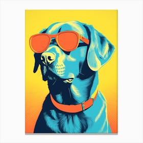 Dog In Sunglasses 1 Canvas Print