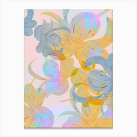 Abstract Floral Pattern Canvas Print