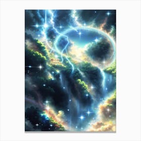 Fantasy Lightning Sky Canvas Print