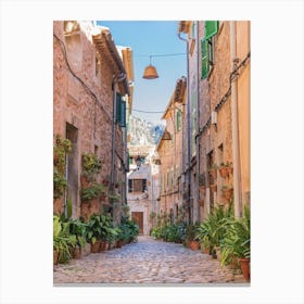 Valldemossa Mallorca Street Canvas Print