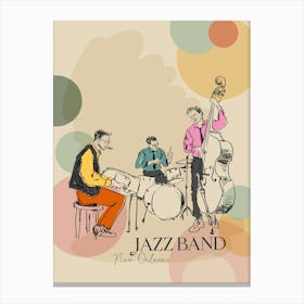 Jazz Band Canvas Print