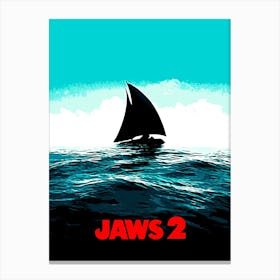 Jaws 2 movies Canvas Print