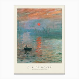 Impression, Sunrise (Special Edition) - Claude Monet Canvas Print
